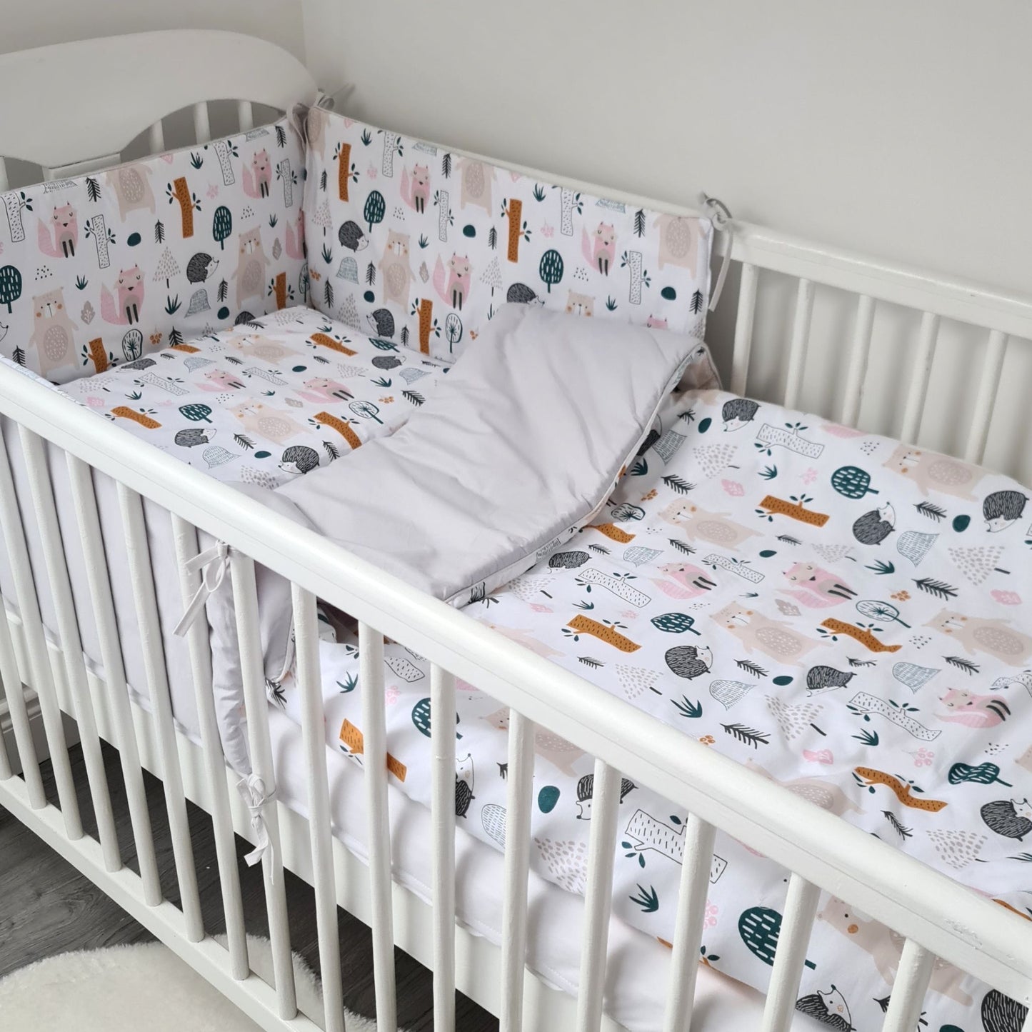 DUVET AND PILLOW COT BUMPERS FOR BED