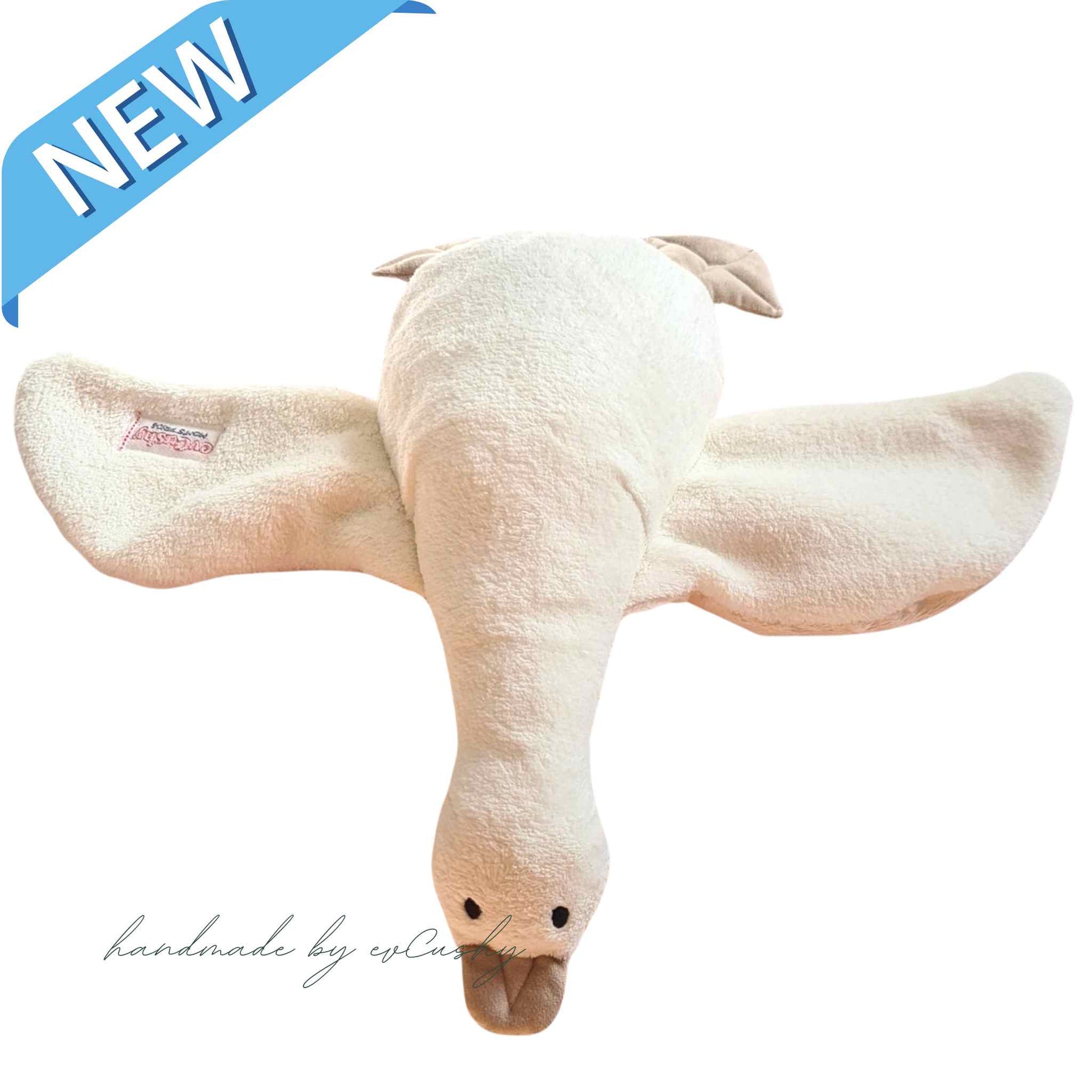 baby soft toy comforter goose 