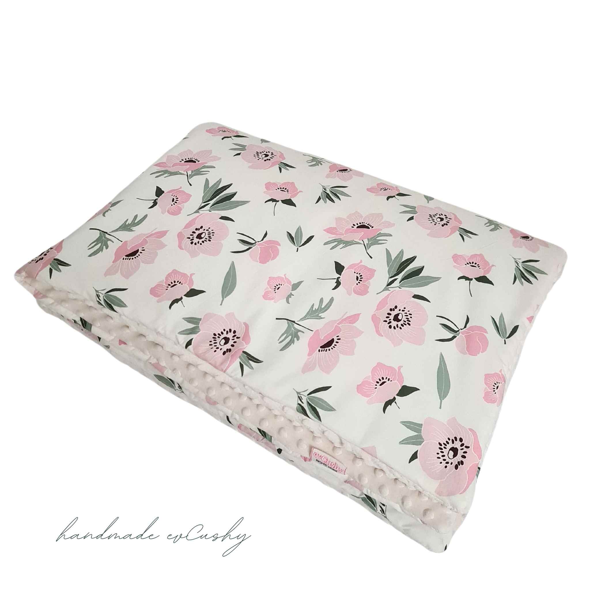 Floral Fantasy Poppies Cot Bed Junior Bed Toddler Size Duvet and Pillo