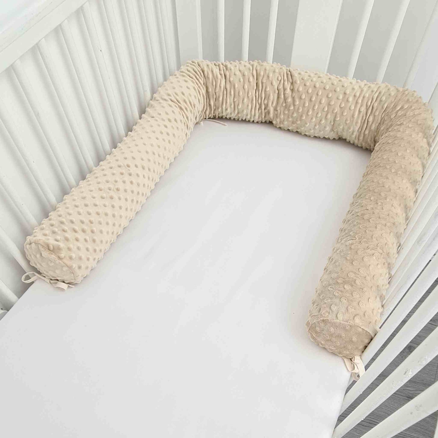 Bolster Pillow Bumper 210cm With Zipped Cosy Cover