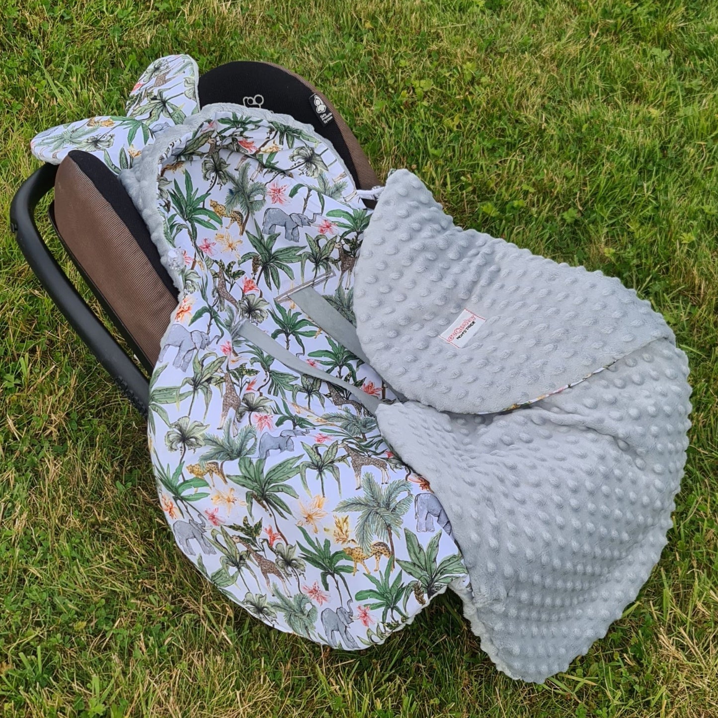 Car Seat Blanket Swaddle Footmuff 0-12 Months Jungle