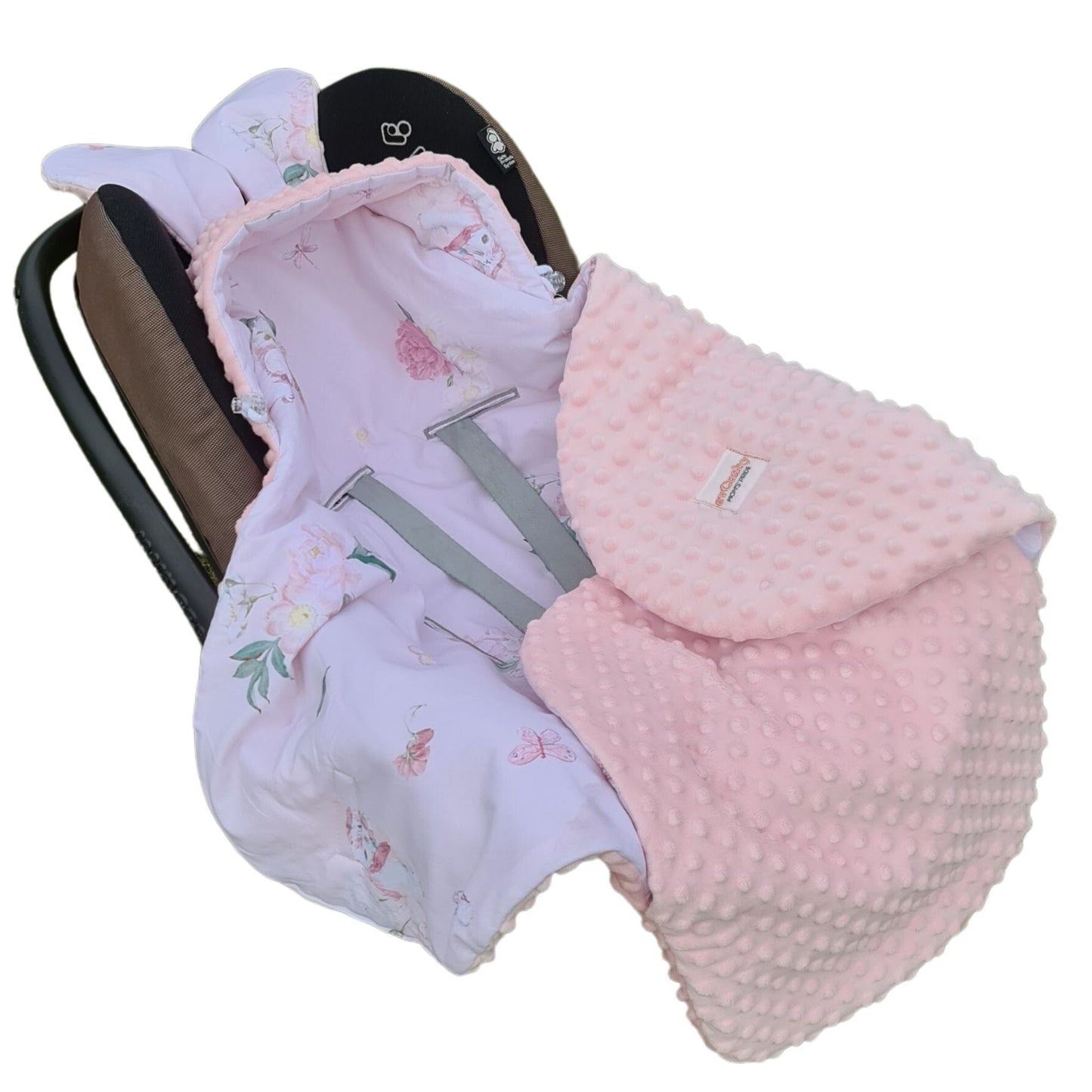Car Seat Blanket Swaddle Footmuff 0-12 Months Cute Bunny