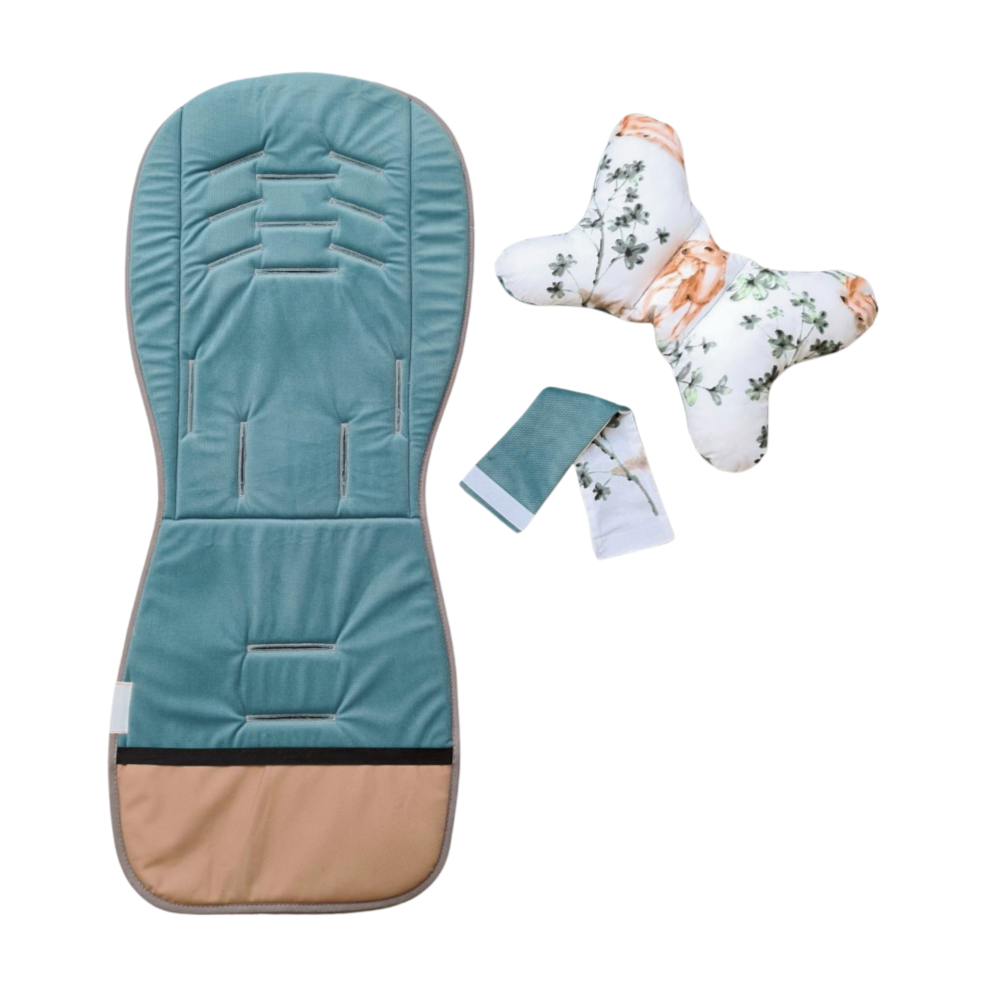 double sided comfortable padded liner for prams pushchairs