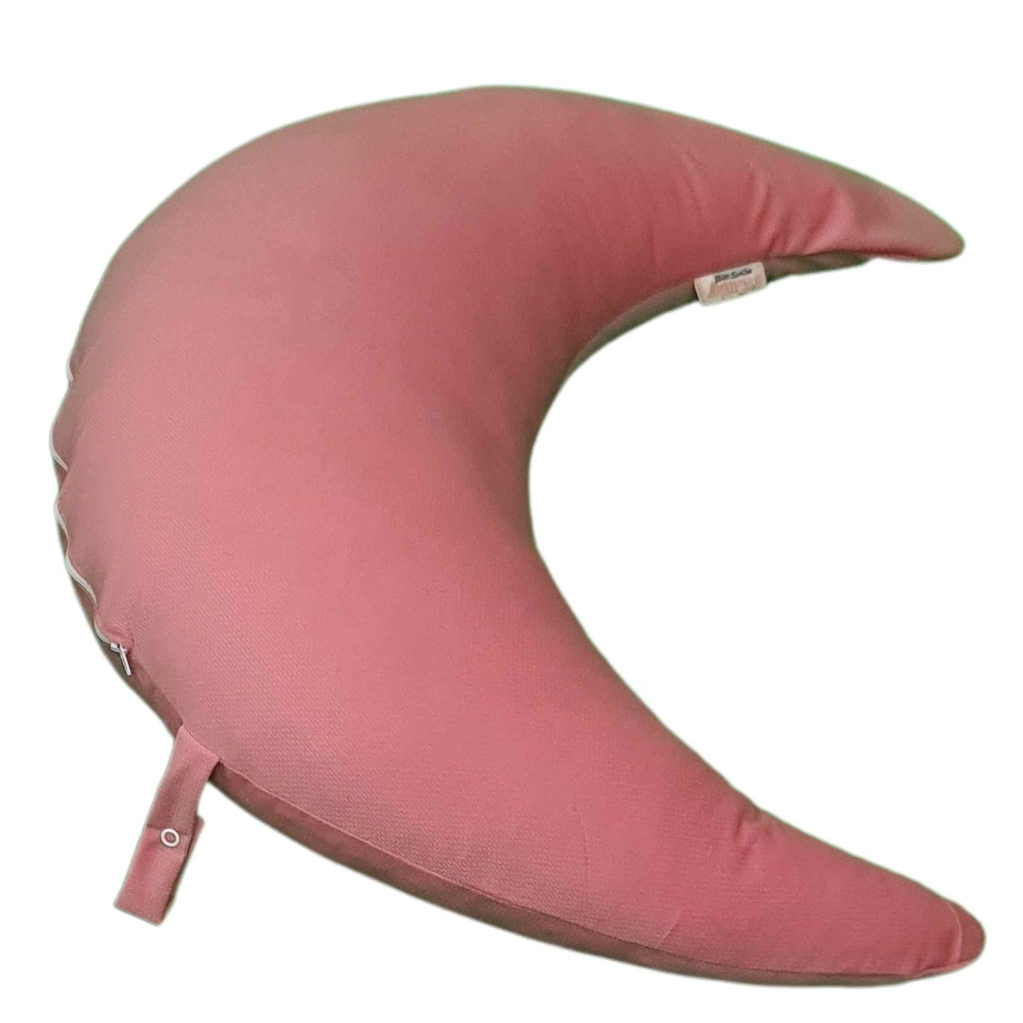pink nursing pillow luxurious velvet zipped cover evCushy