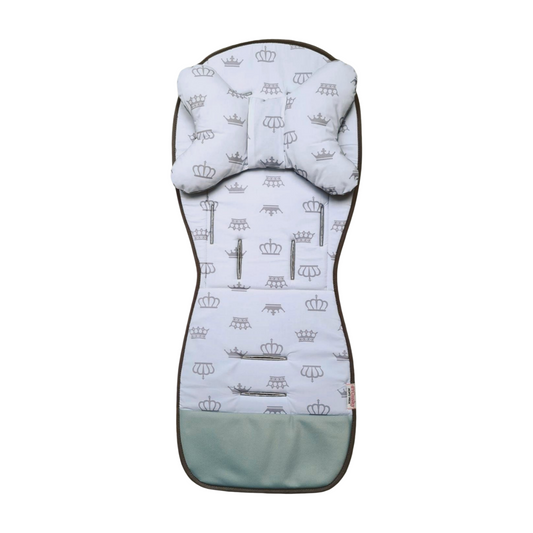 universal liner for strollers grey padded insert for stroller