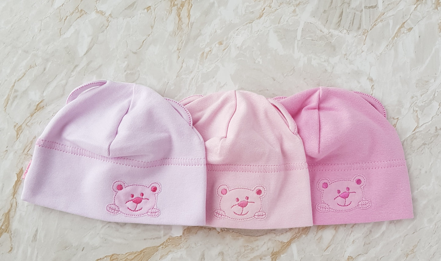 Baby Cotton Beanie size 0-6 months