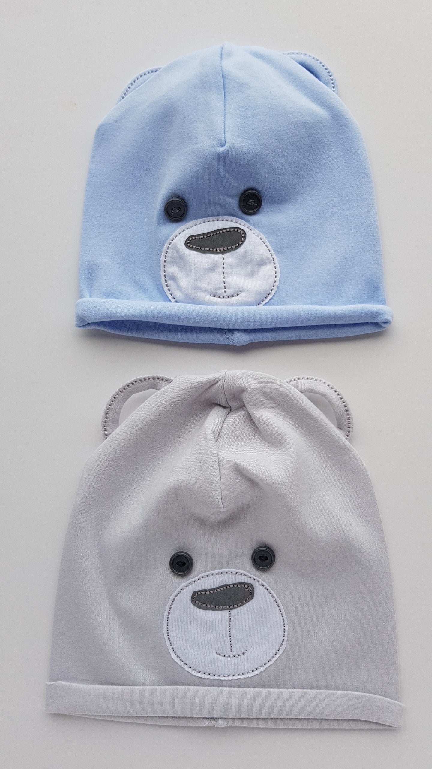 Beanie For a Little Boy With Bear Design