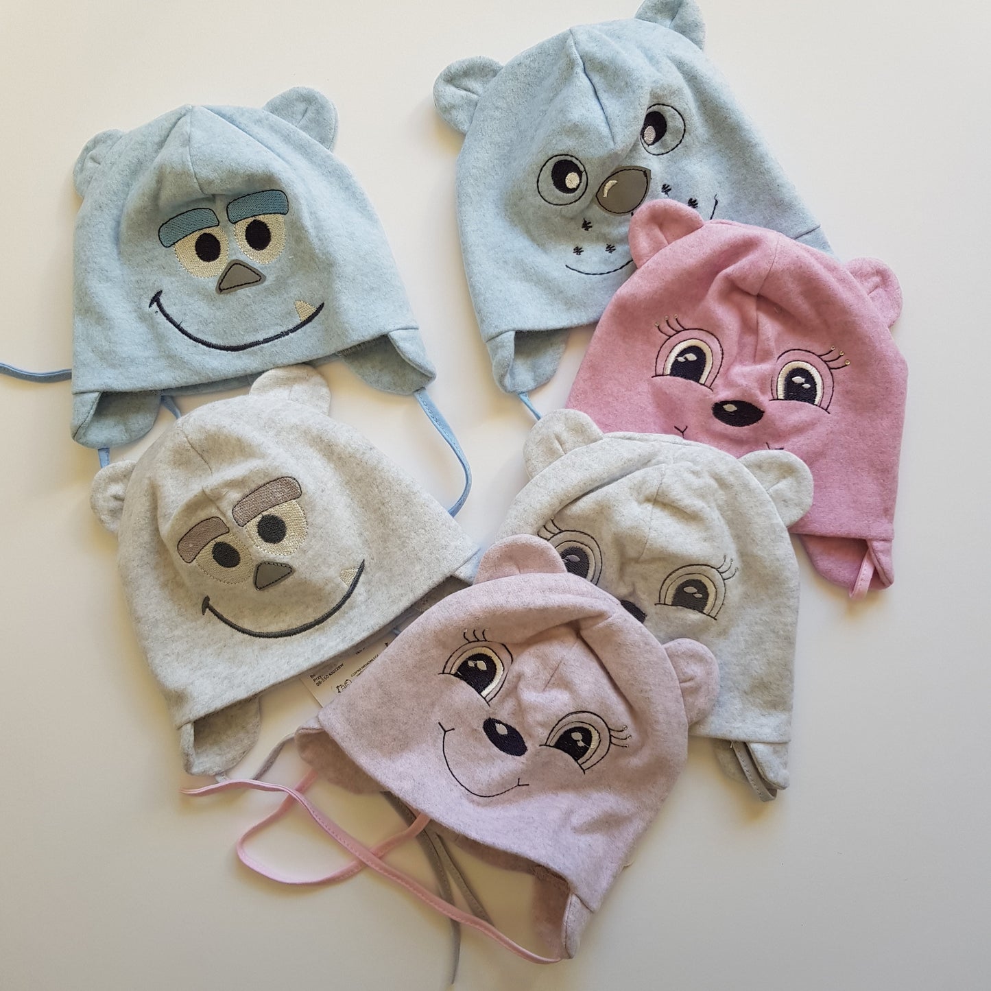 warm hat for little boy bonnet lovinghats nice&cosy polskie wiazane czapki