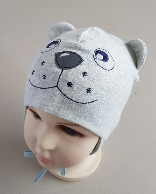 Hat Little bear for boys 6 - 36 months