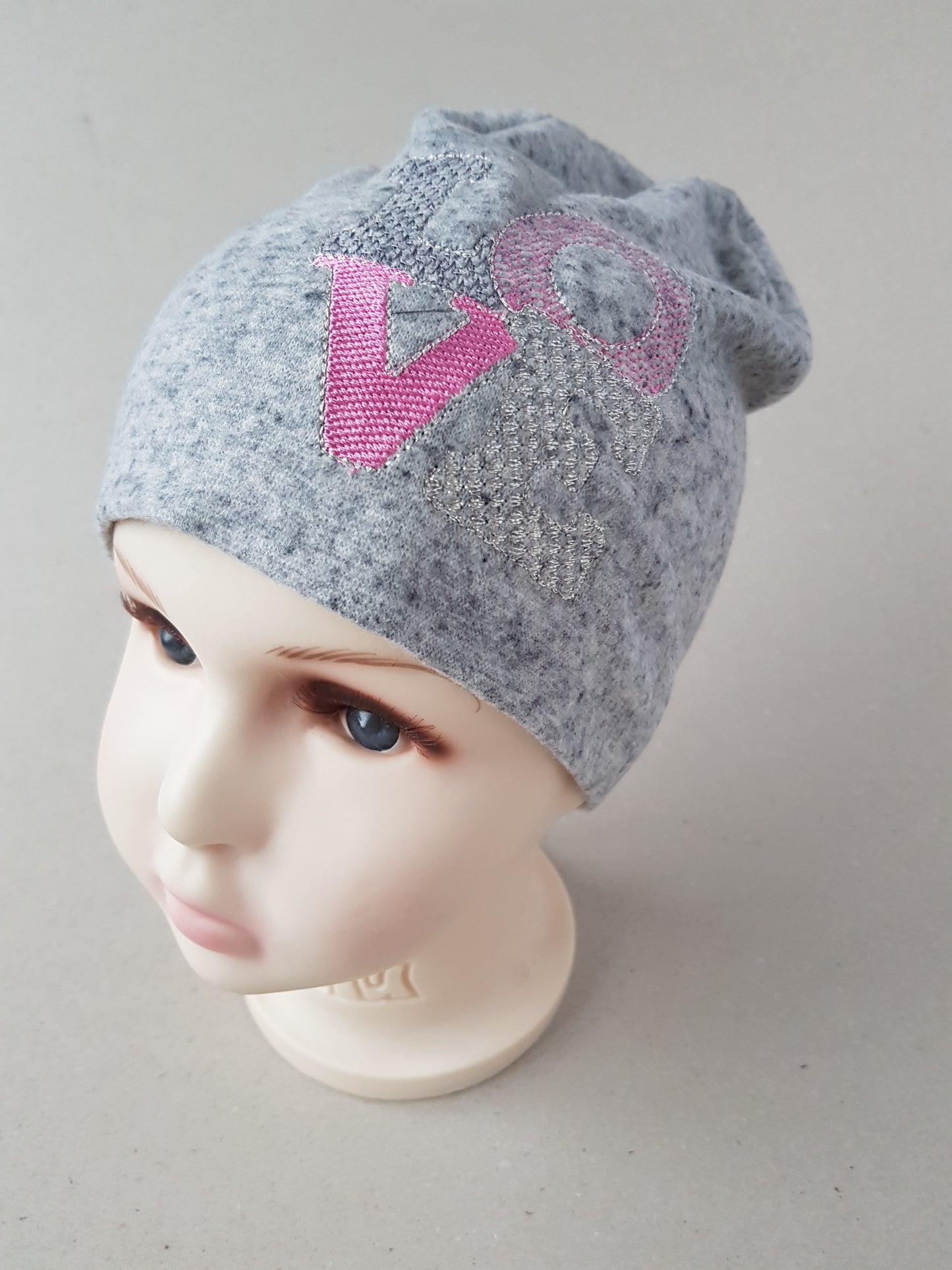 Baby & Kids Cotton Hat with LOVE Embroidery