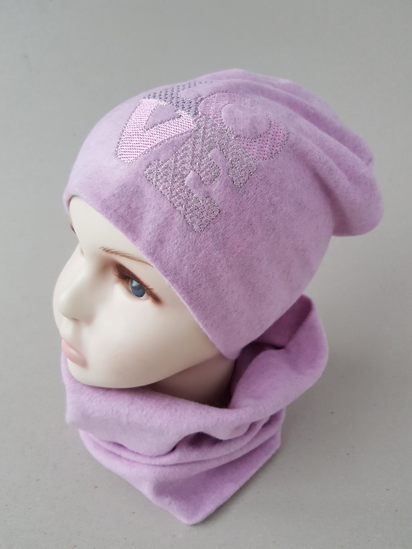 Baby & Kids Cotton Hat with LOVE Embroidery