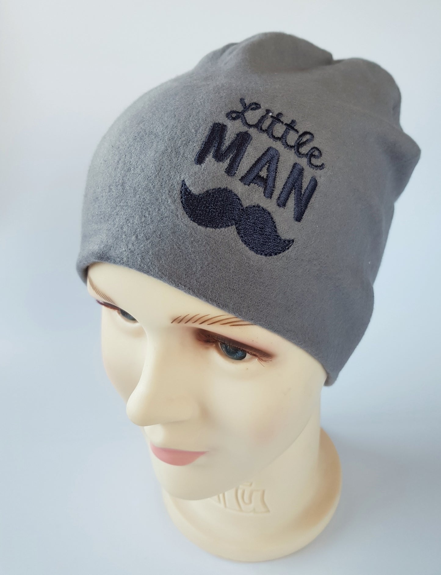 Kids Cotton Hat with “Little MAN” Embroidery
