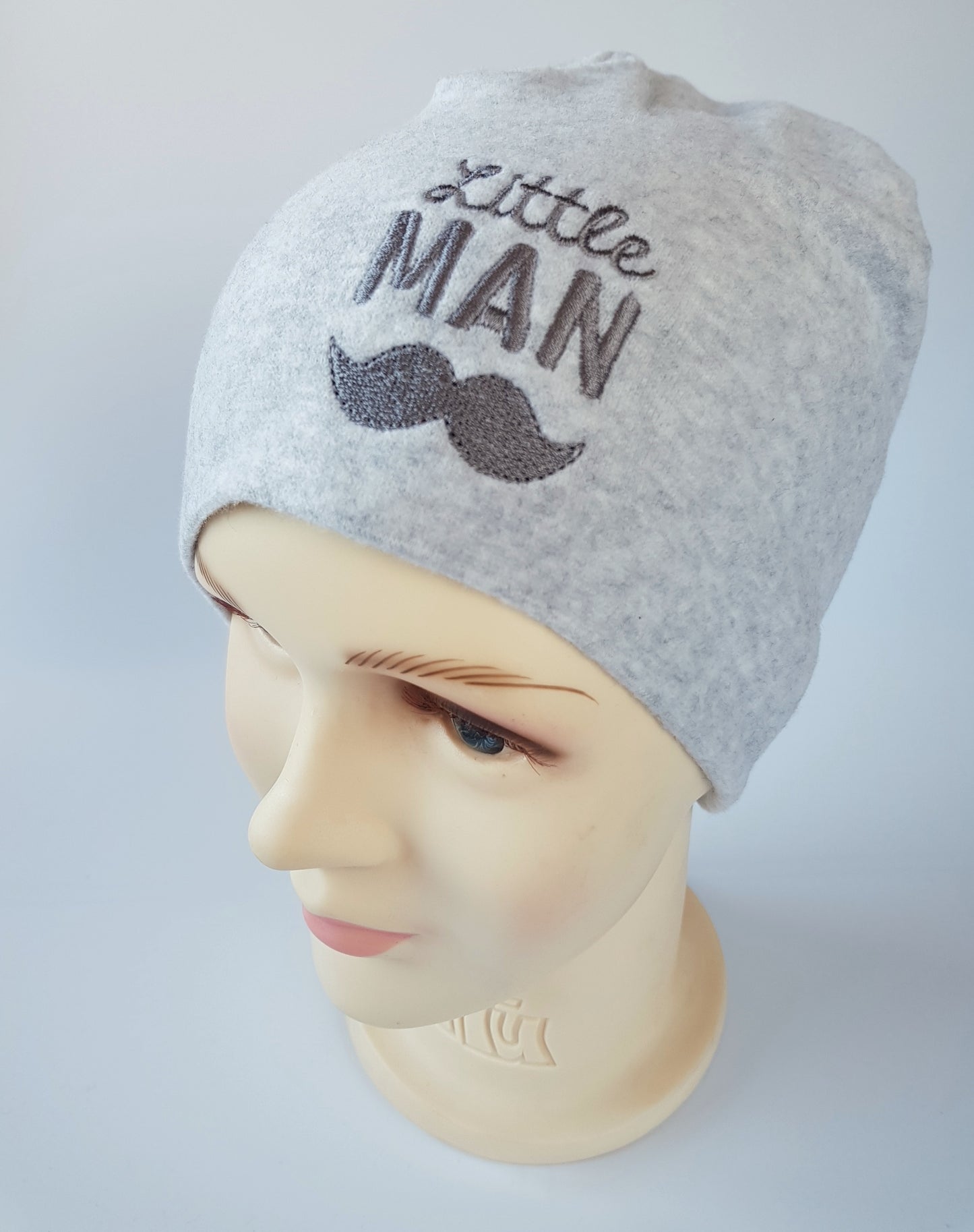 Kids Cotton Hat with “Little MAN” Embroidery
