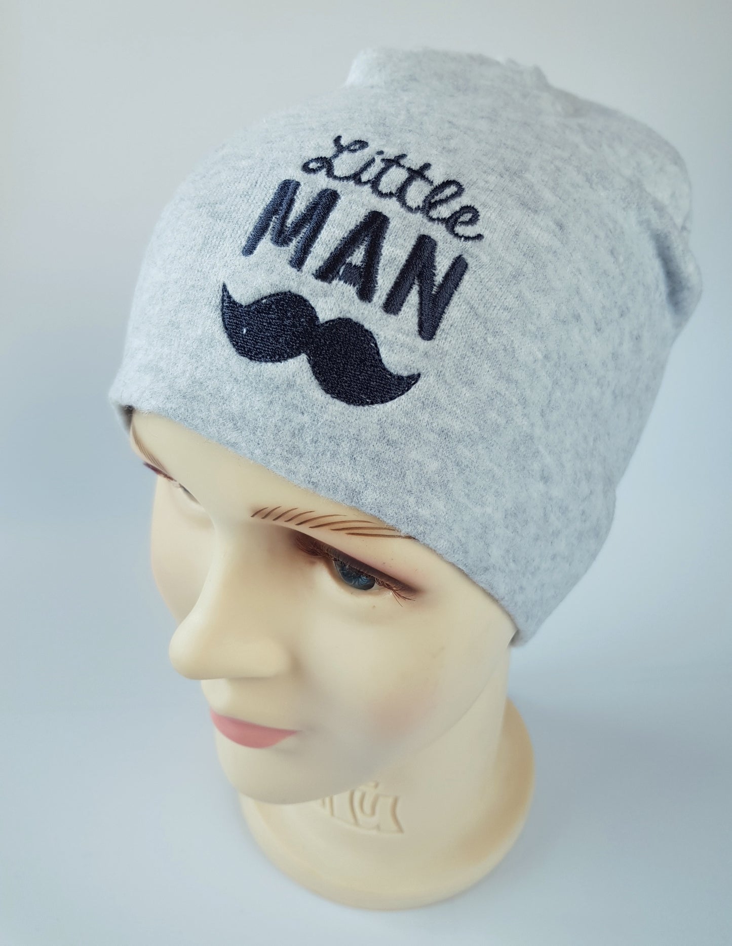 Kids Cotton Hat with “Little MAN” Embroidery