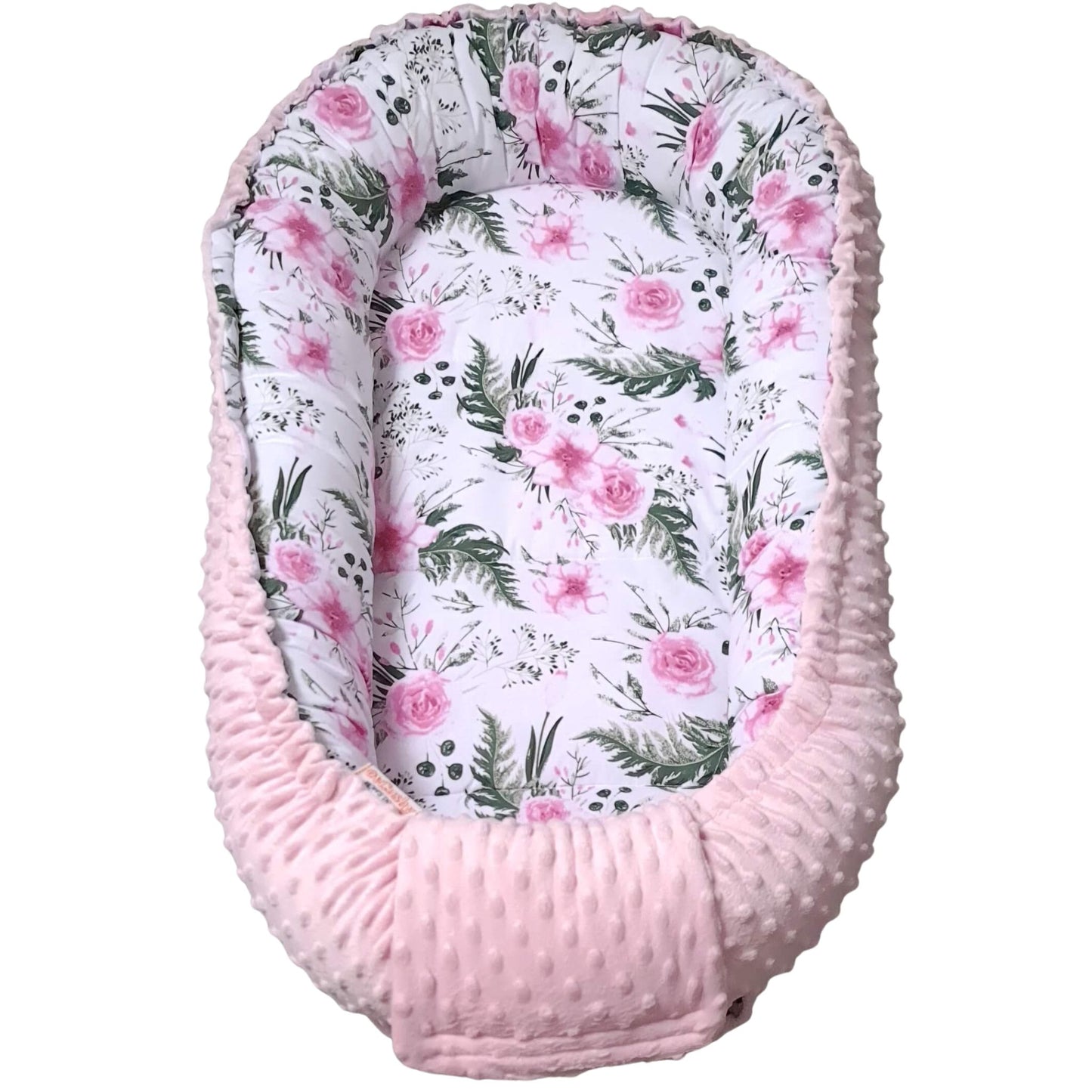 evcushy babu nest sleep pod for newborn pink