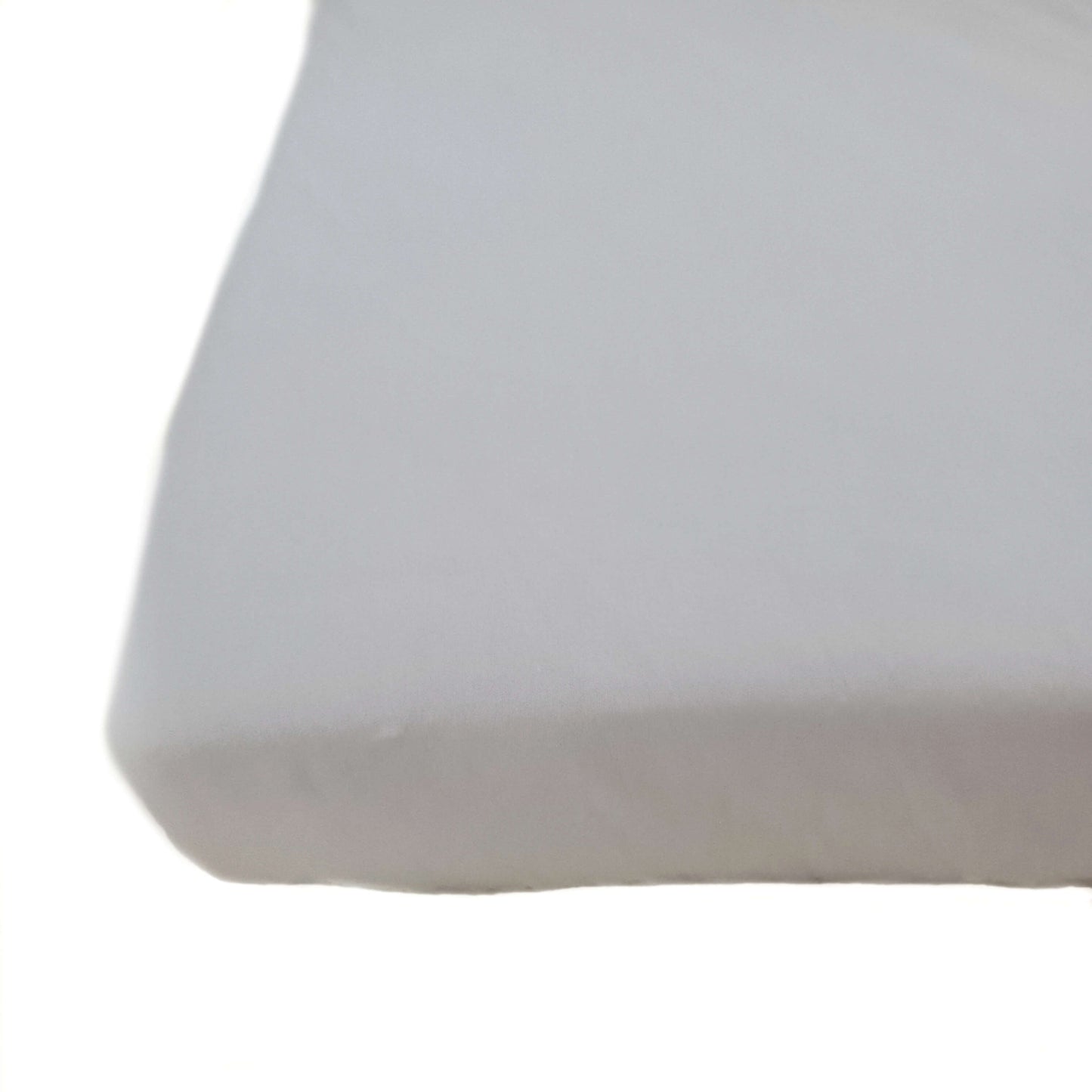 evCushy Cot/Bed Fitted Sheet - Powder Pink, Grey, Aqua blue| 100% Organic Jersey Cotton