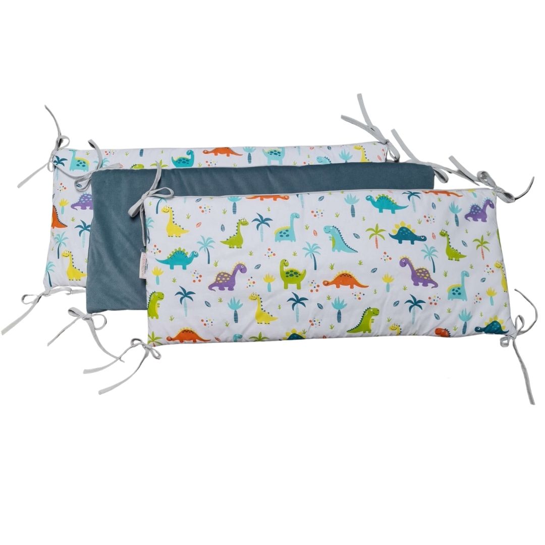 dinosaurs cot bed bumper for boys nursery comforter