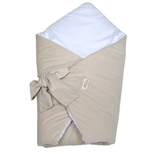 Sleeping Bag Swaddle 3 in 1  Velvet & Satin Beige