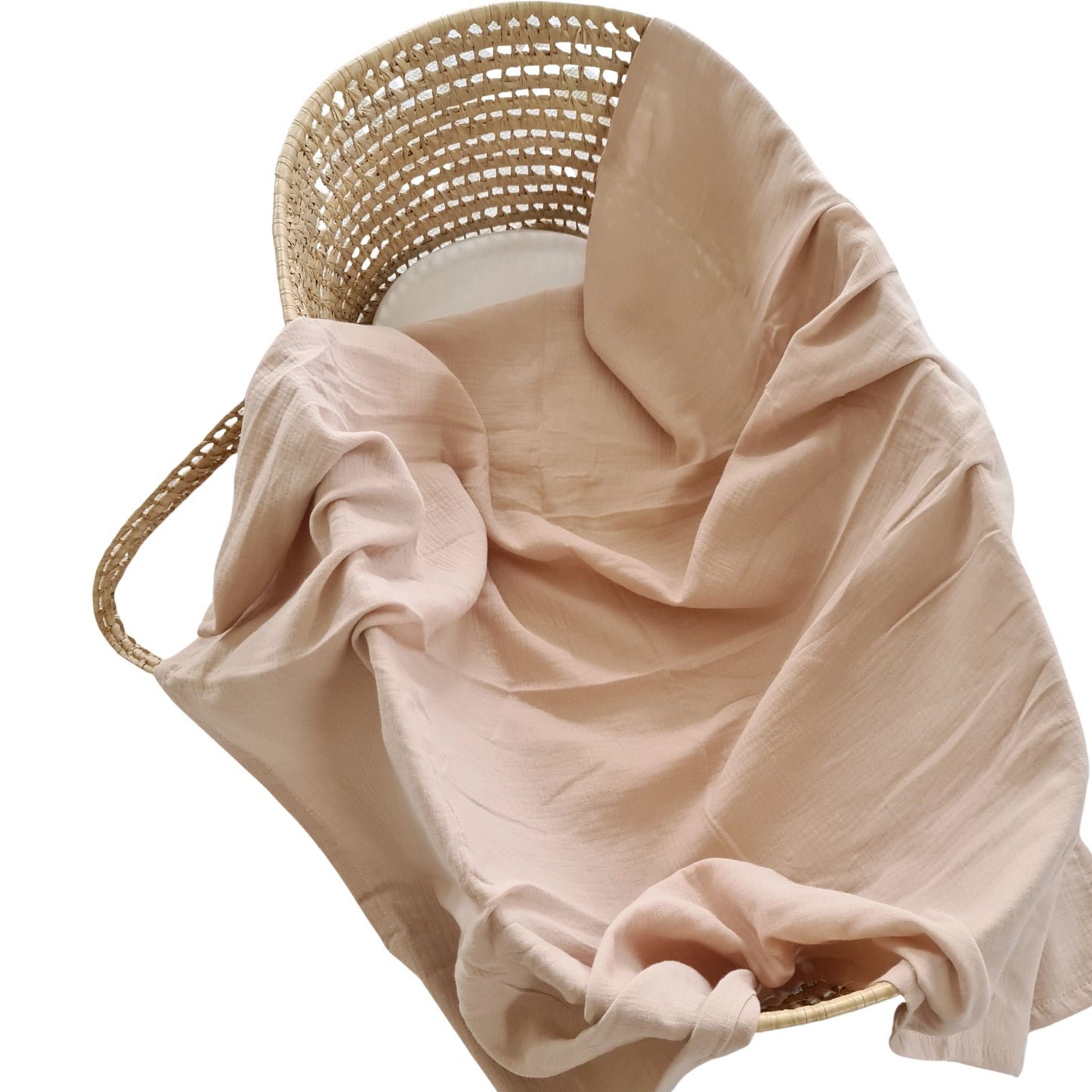 evcushy large blanket swaddle comforter natural colour