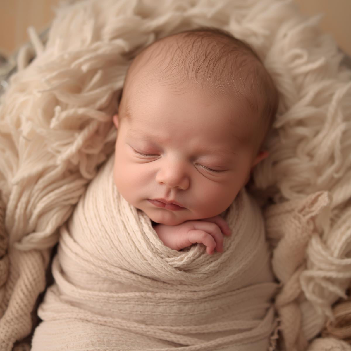 newborn baby wrapped in evcushy baby blanket perfect as a gift for new baby
