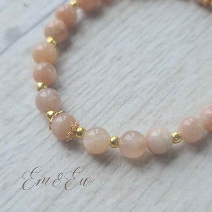 sunstone natural jewelry for mum and daughter EM&EW precious stone