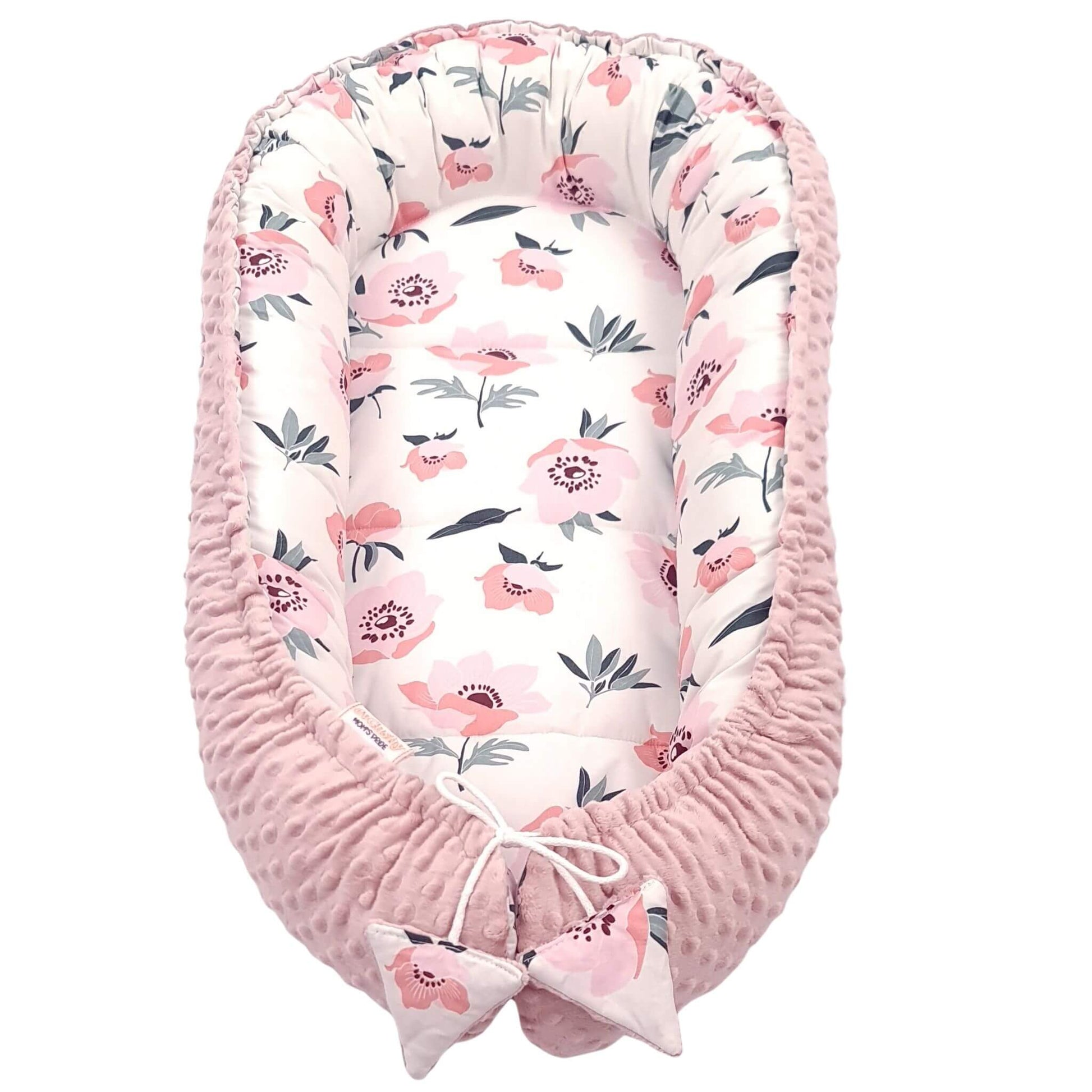 Top view of evCushy Baby Nest Pod – Adjustable baby nest with cushioned borders for safety and comfort. for baby 0-9 months
