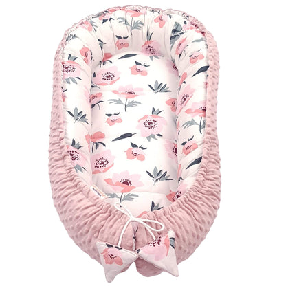 Top view of evCushy Baby Nest Pod – Adjustable baby nest with cushioned borders for safety and comfort. for baby 0-9 months