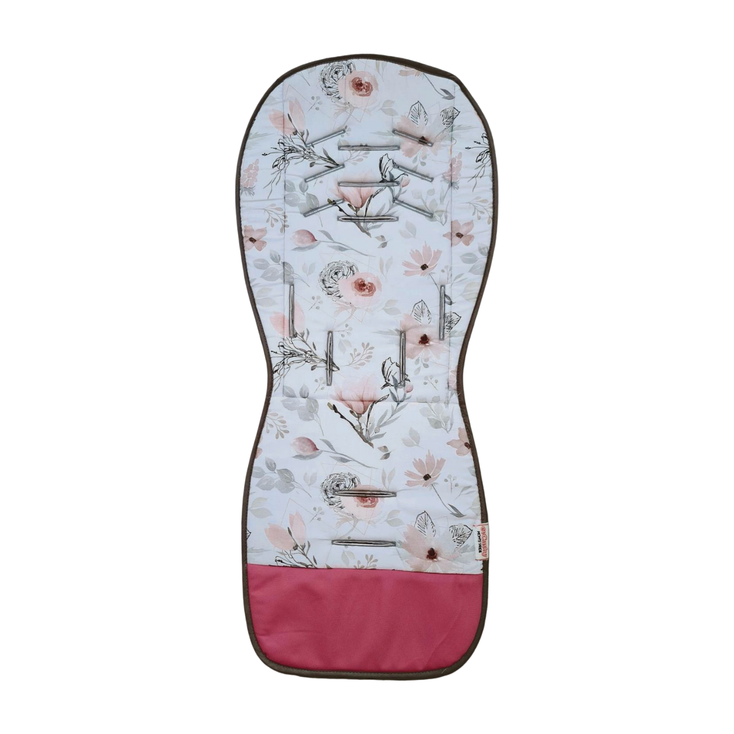 universal stroller liner padded insert for buggie pink floral