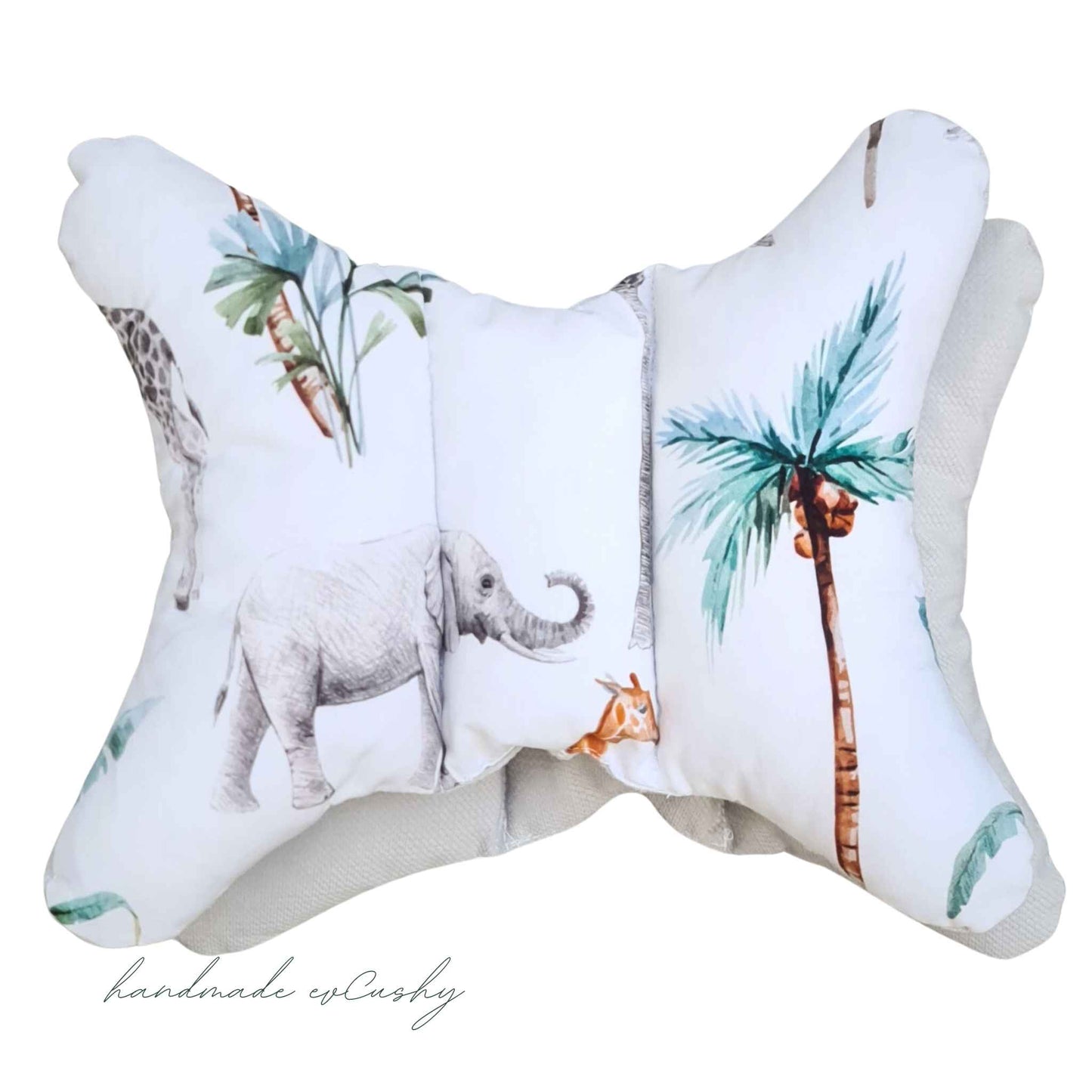 Baby Head Support Pillow: Cozy Comfort and Stylish Design Safari Dream