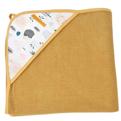 baby towels cotton mustard colour from newborn to 4 years