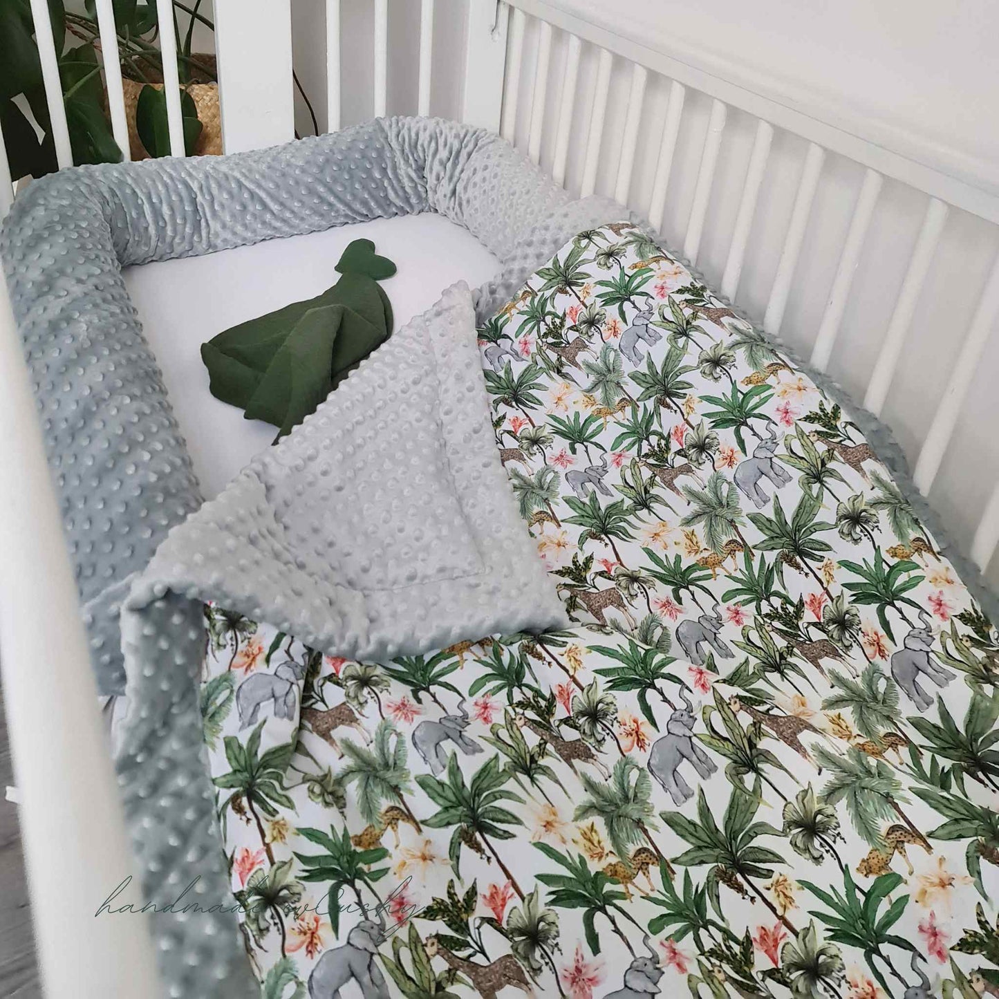 cosy jungle blanket for baby fits cot nap blanket