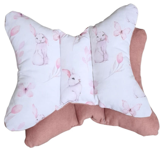 Head Support Pillow Bunnies and Butterflies