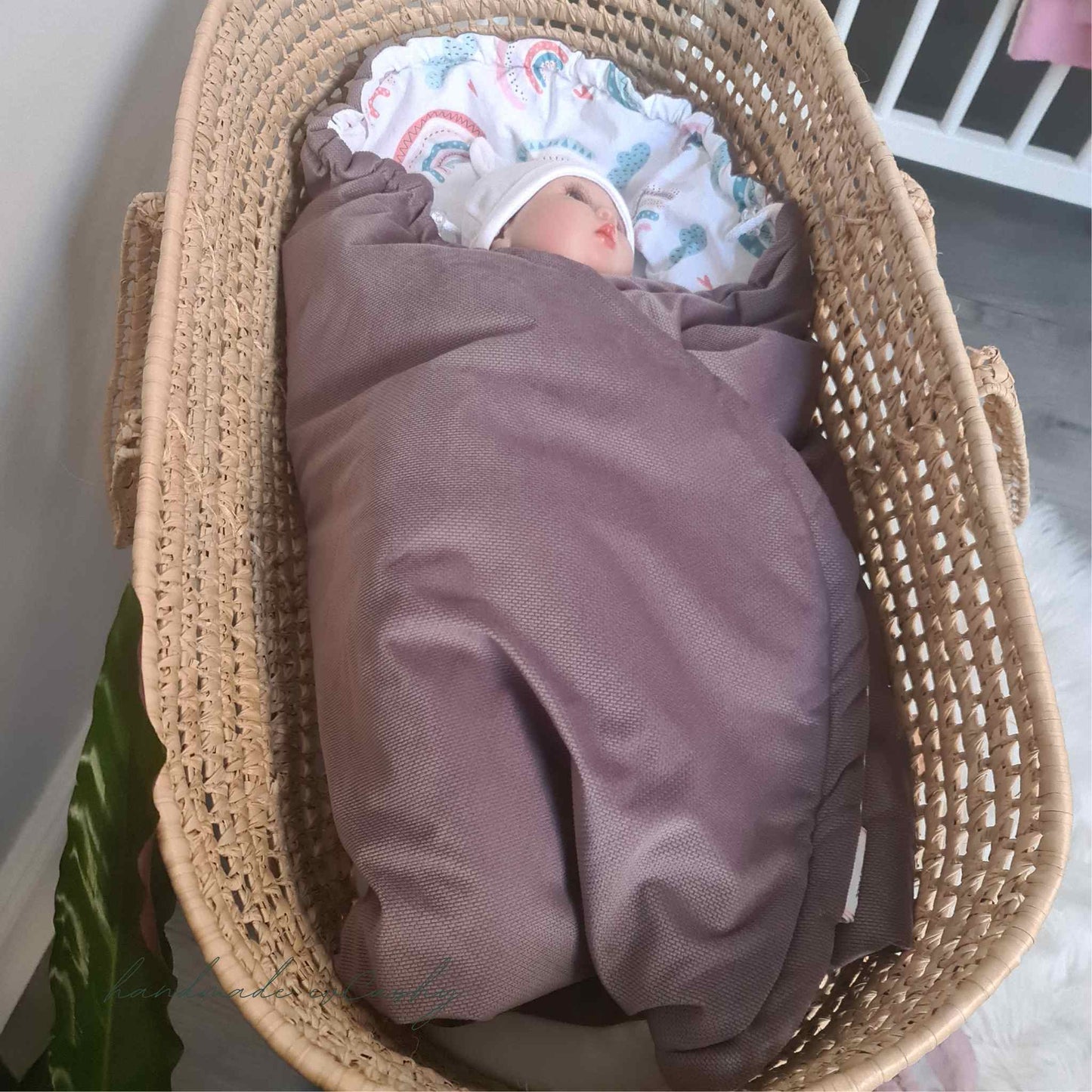 Car Seat Blanket - Colours of the Rainbow Velvet