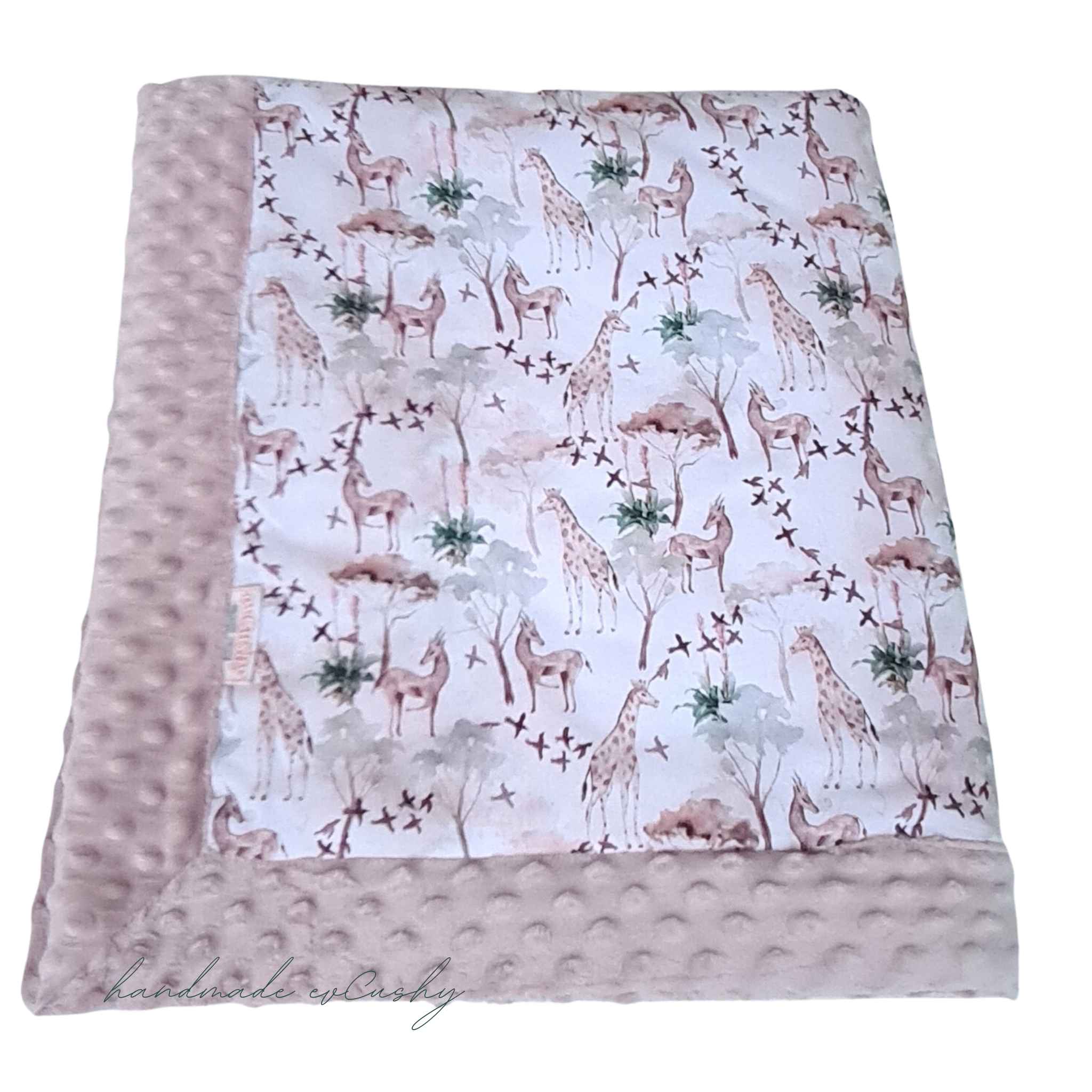 Pink dimple baby sales blanket