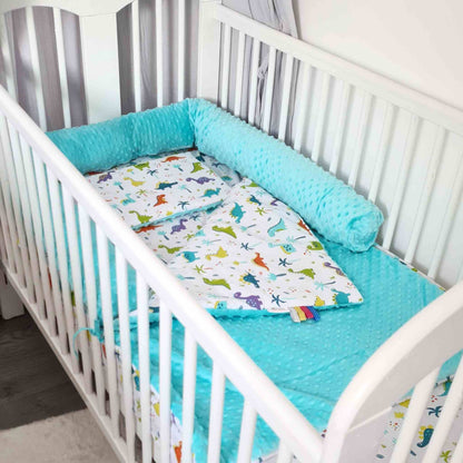 Baby Duvet & Pillow Set – 75x100 cm | Soft & Breathable Bedding for Newborns & Toddlers- Dinosaurs