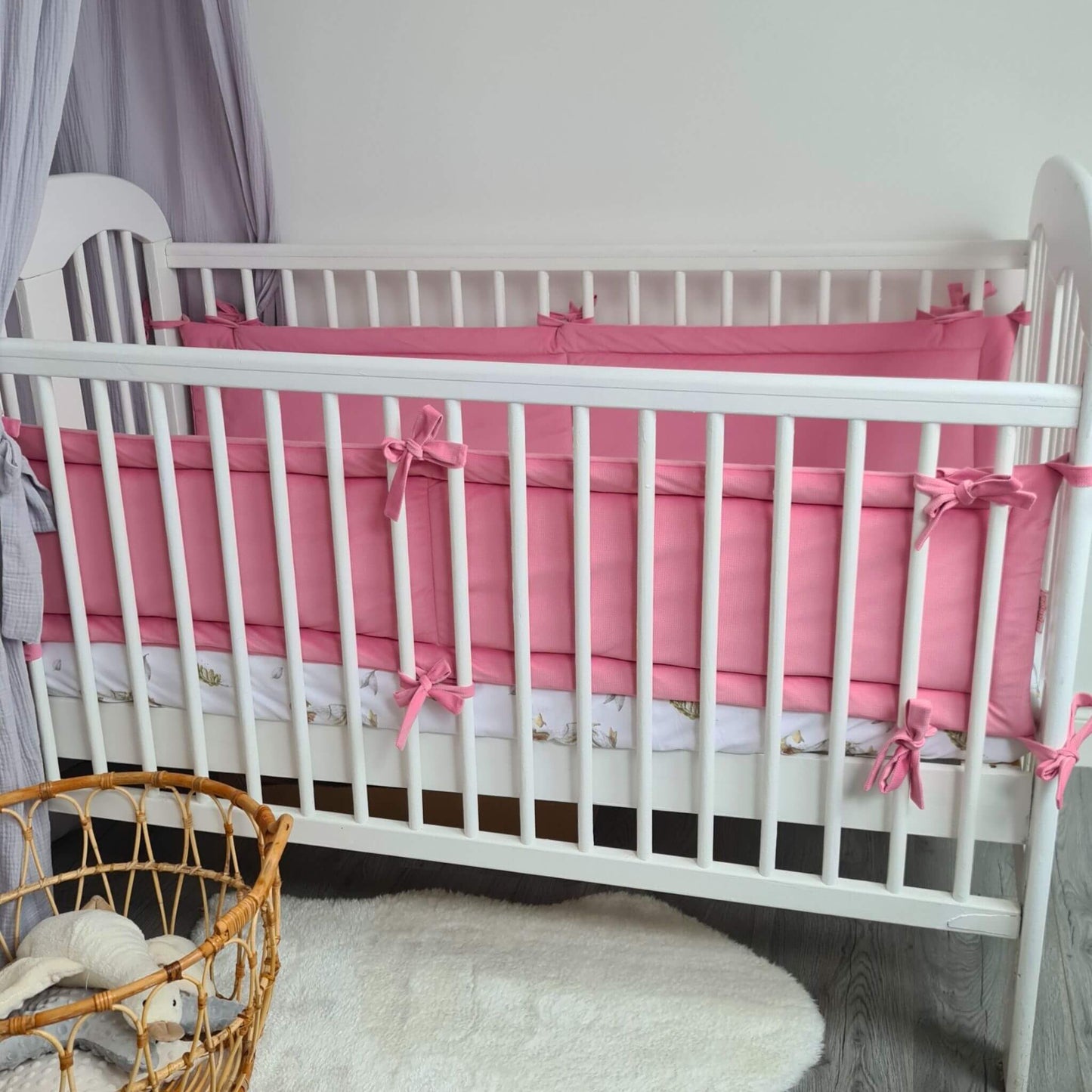 padded crib bumper liner for cot 60x120cm and cot bed 70x140cm