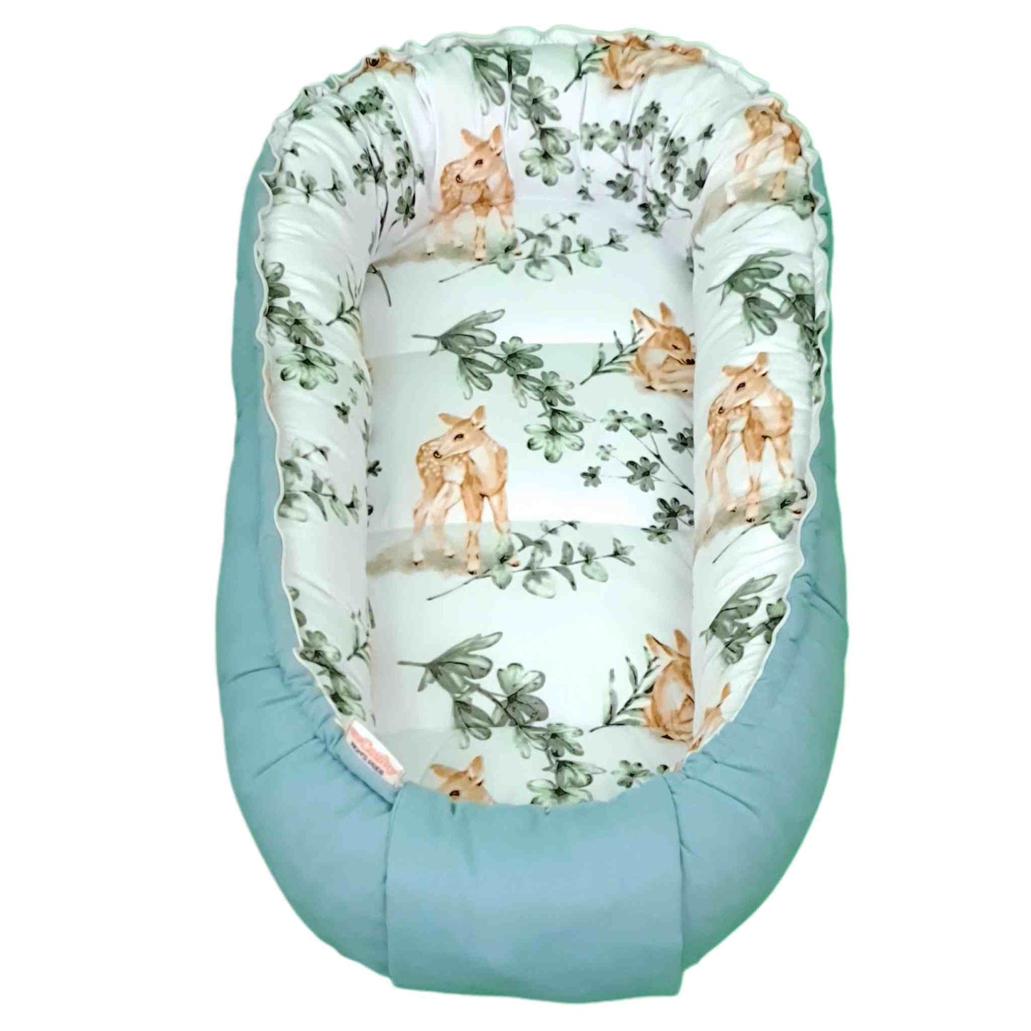 evcushy safe and comfortable baby nest with liner sleep pod portable baby sleeping pod unisex colours cotton breathable
