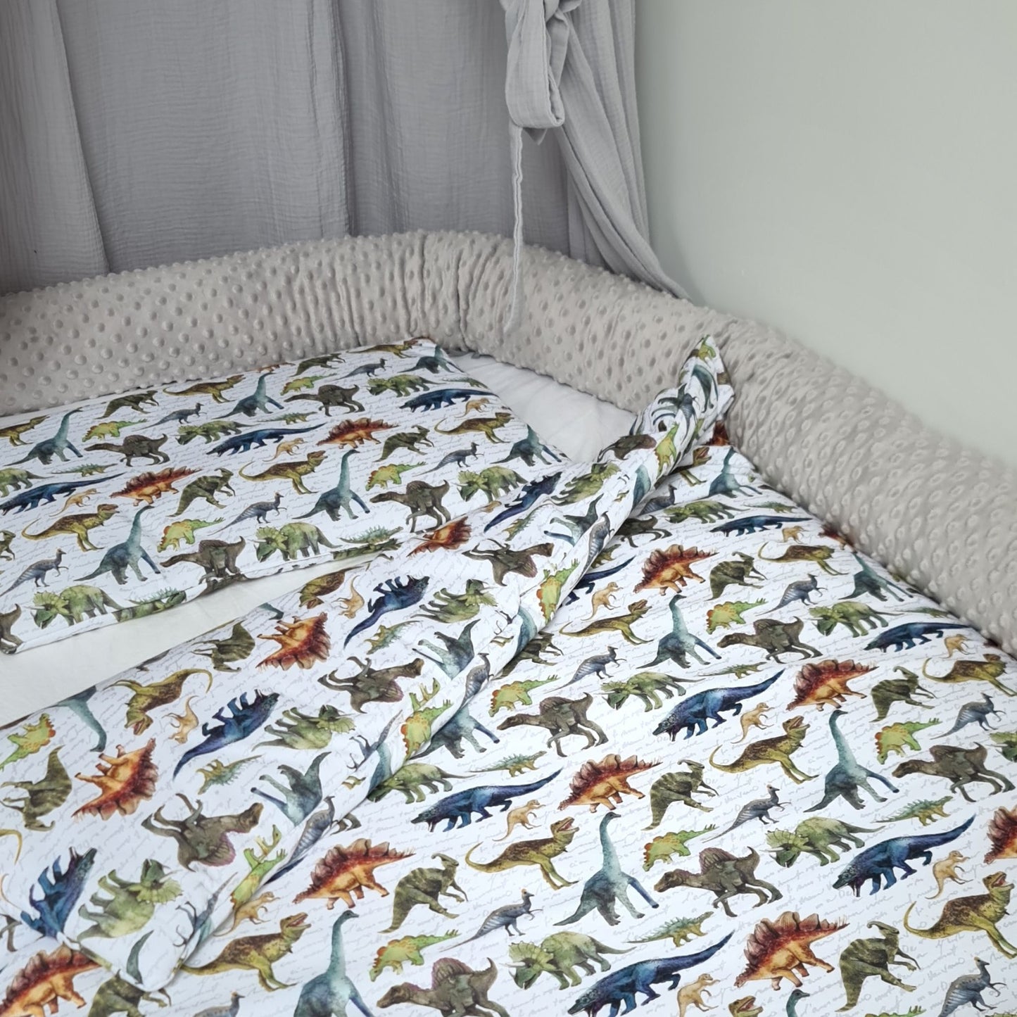 evcushy boys bedding sets multicolour dinosaurs