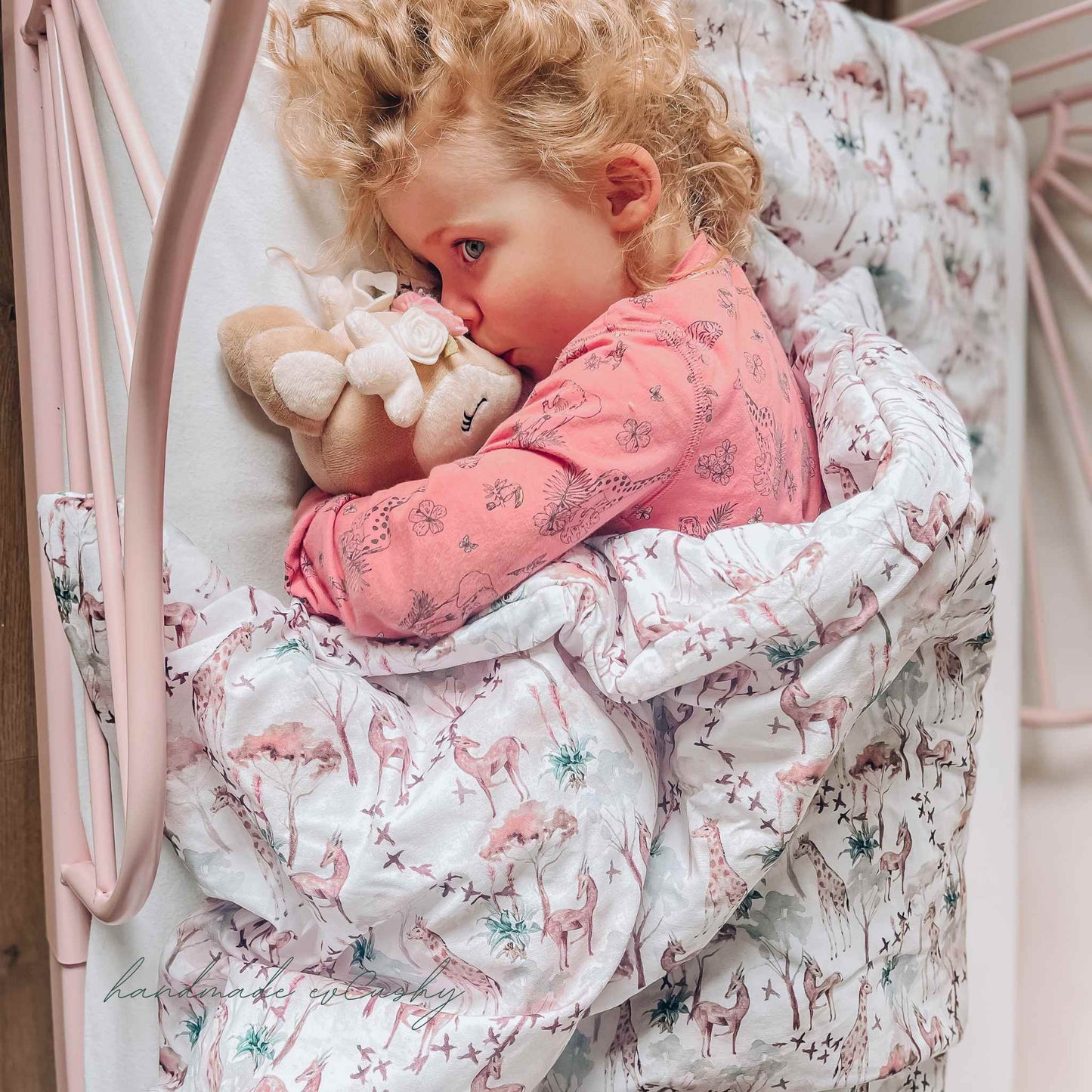 duvet and pillow for toddler bed bedding set 100% cotton safari animals 