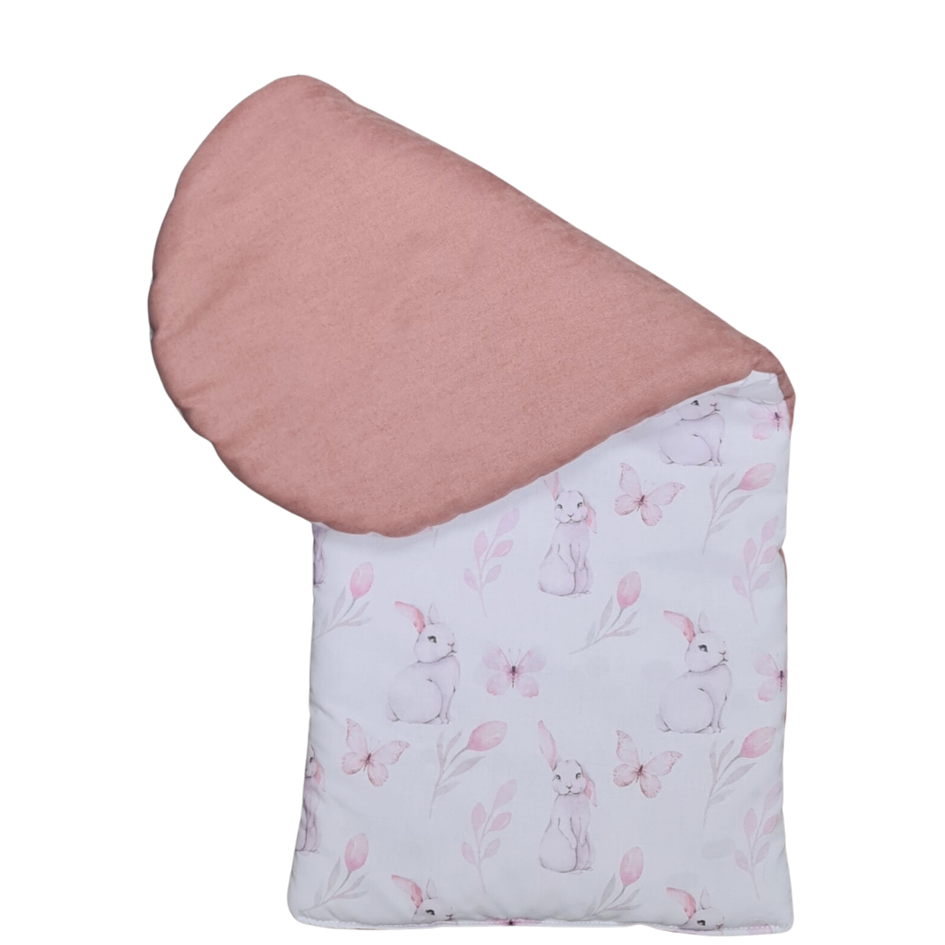 cotton liner for baby nest pink 30x70cm