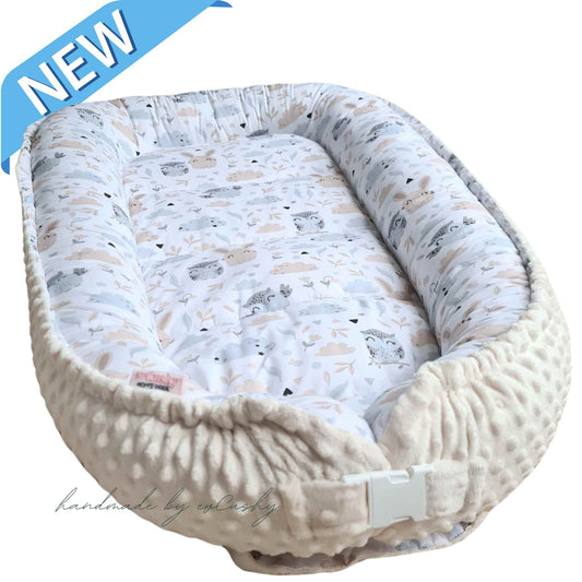 xxl nest 6+ months sleep pod cushion baby toddler nest up to 36 months evcushy