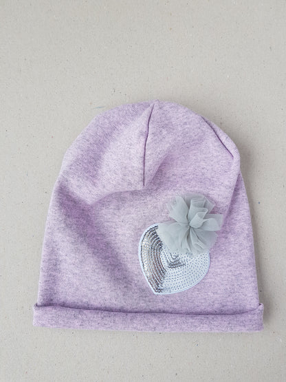 girls hat Beanie With Heart