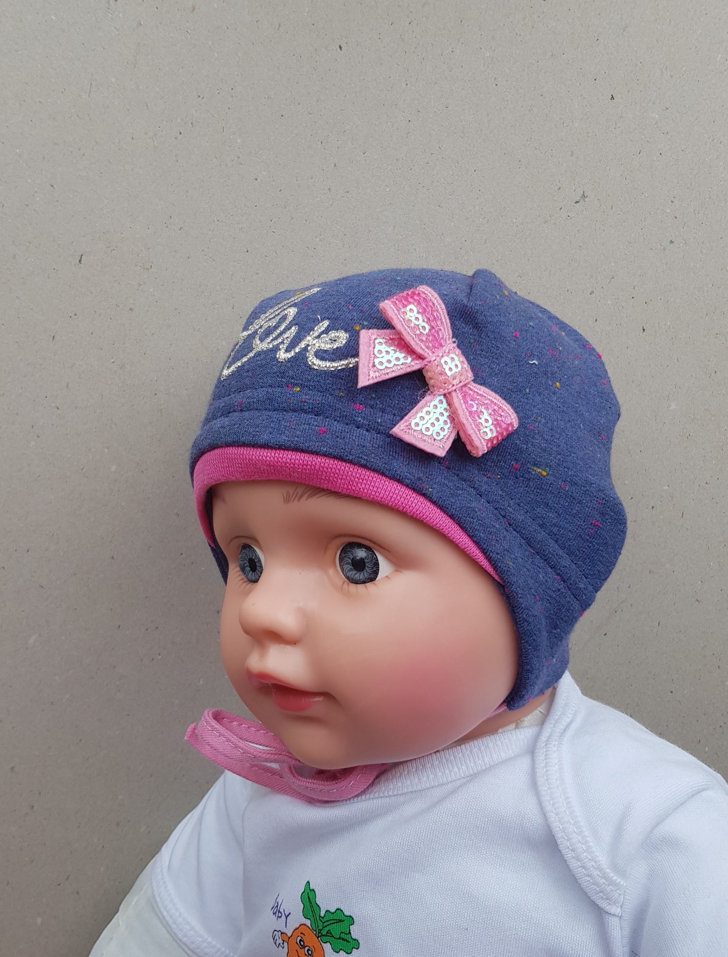 Roxana baby girl hat sizes Newborn- 6 months