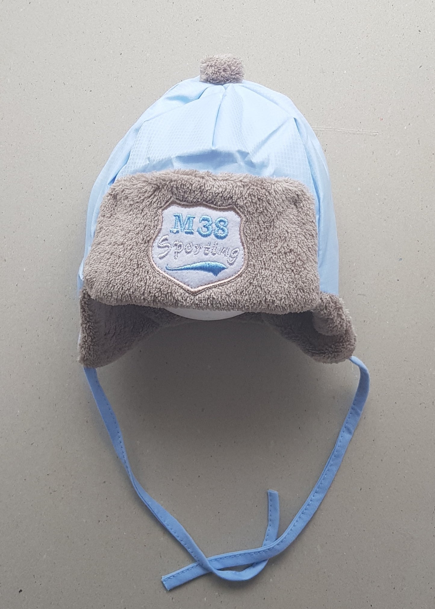 Winter hats for  boys with ties- waterproof