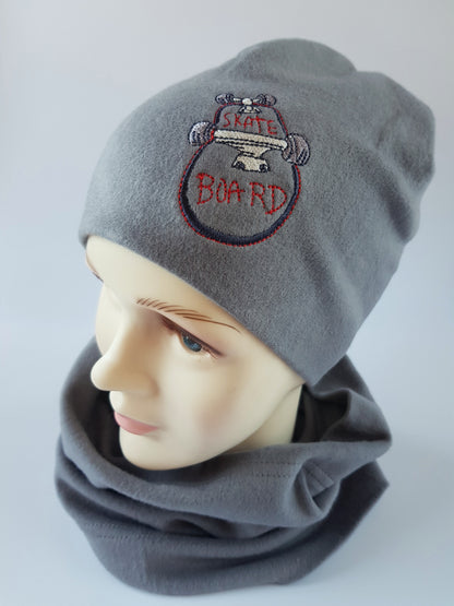 Winter Beanie Boys SKATEBOARD 1-6 years