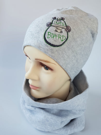 Winter Beanie Boys SKATEBOARD 1-6 years