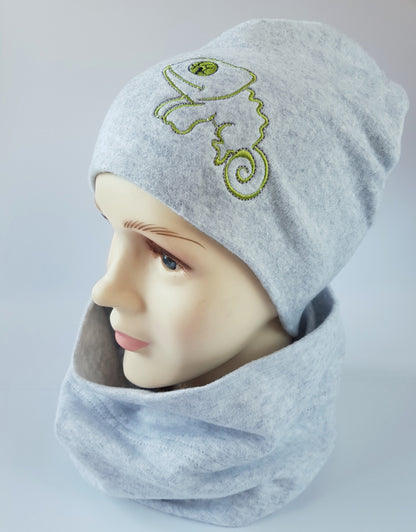 Winter Beanie Boys CAMELEON 1-6 years