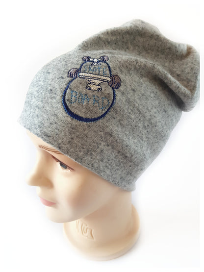 Beanie Warm Hat  for Boys loving skateboard