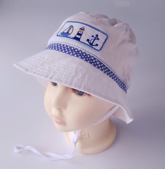 Summer Boy Hat Marine Fisherman Hat Cotton Sun Hat