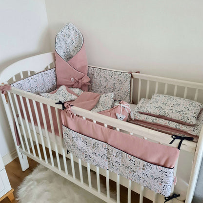 baby bundle for newborn cot accessories bedding baby nest swaddle blanket in pink